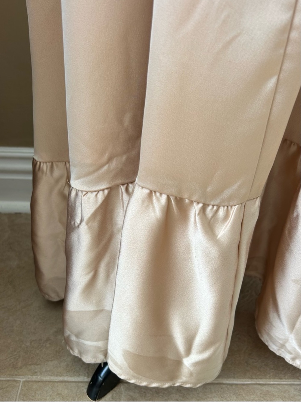 Show Me Your Mumu Clarissa Corset Dress Champagne Luxe Satin, Size M - Picture 15 of 16